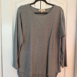 Michael Kors Heather Gray Knit Top